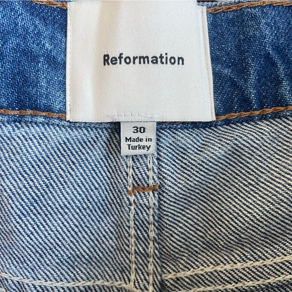 Reformation Diego Mid-Rise Baggy Utility Jeans 30 Cleary Anthropologie NEW - Picture 6 of 12